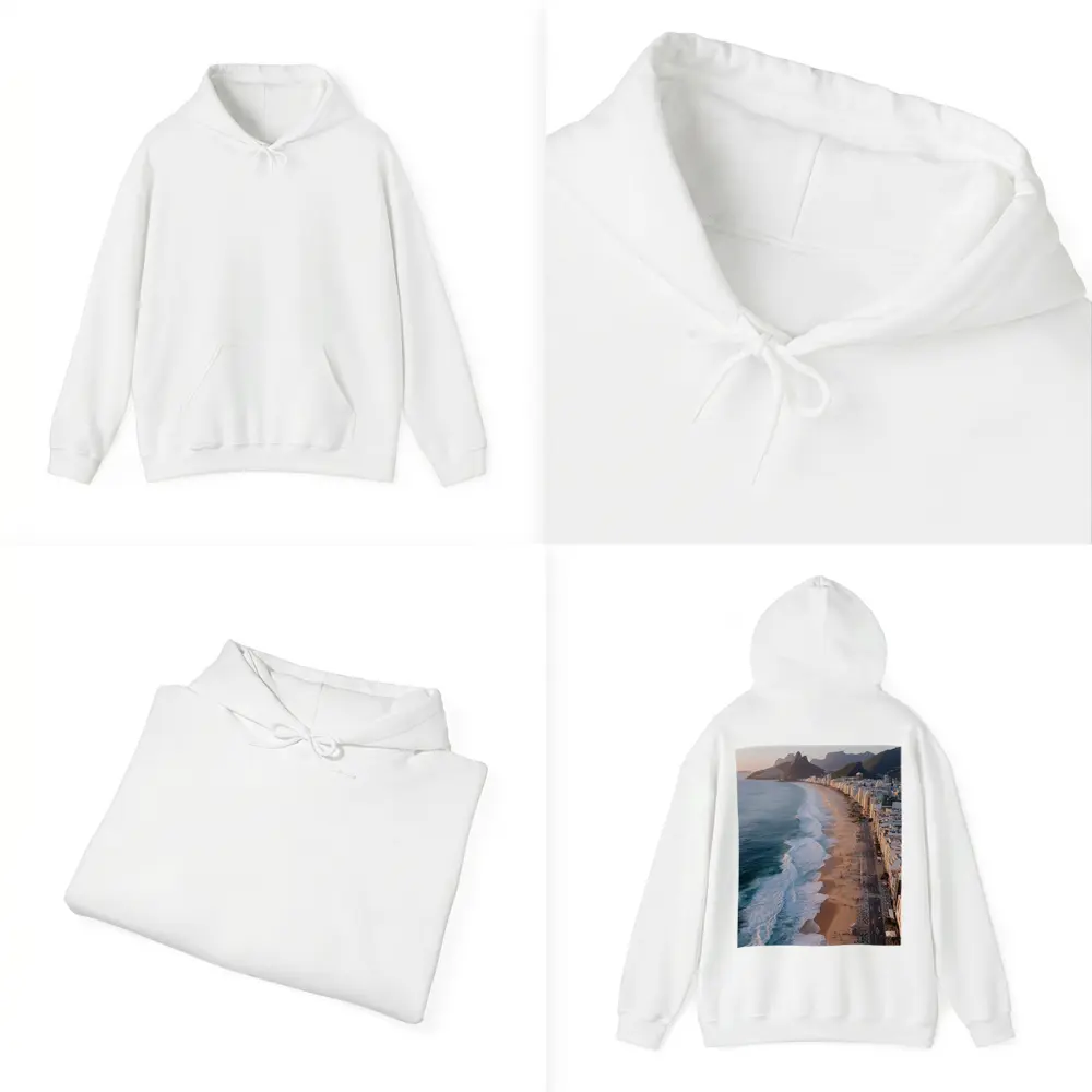 Copacabana Beach Rio De Janeiro Aerial View – Hoodies