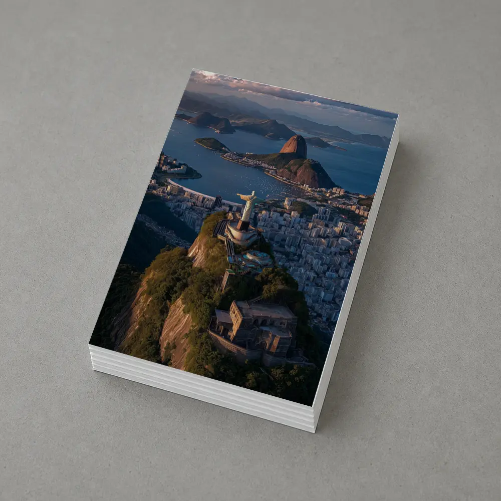 Christ the Redeemer Rio de Janeiro Aerial View – Postcards