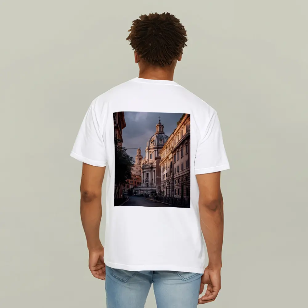 Rome Street Church Dome Moody Sky – T-Shirts