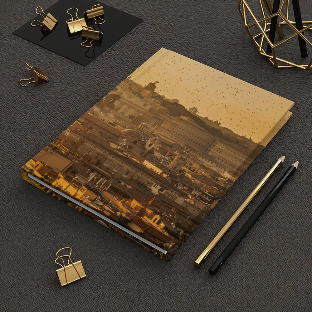 Rome Skyline Golden Sunset St Peters Basilica – Notebooks