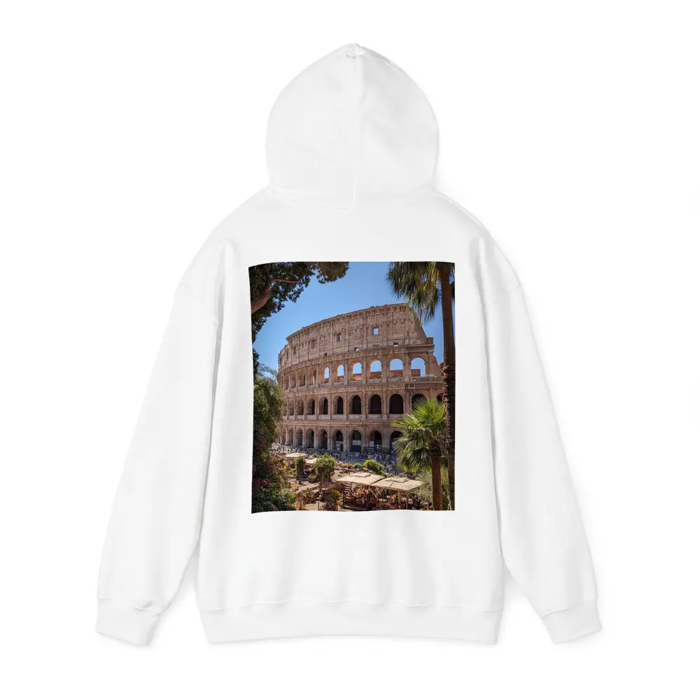 Rome Colosseum Ancient Landmark Sunny Day – Hoodies