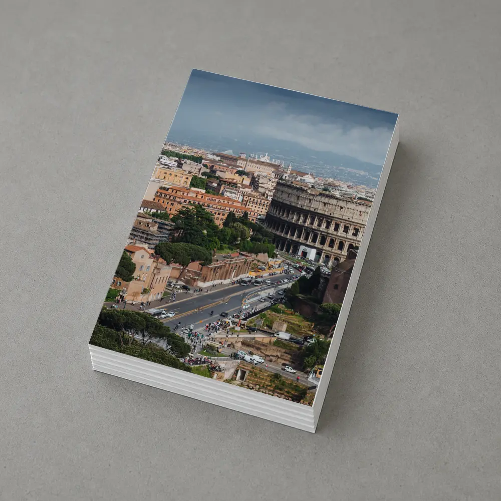 Colosseum Rome Italy Aerial City View – Postcards