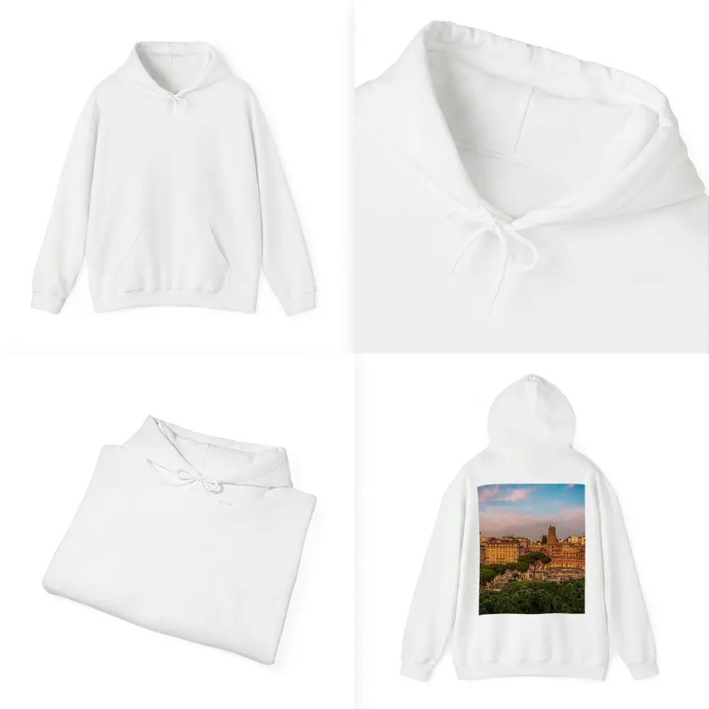 Rome Italy Skyline at Golden Sunset – Hoodies