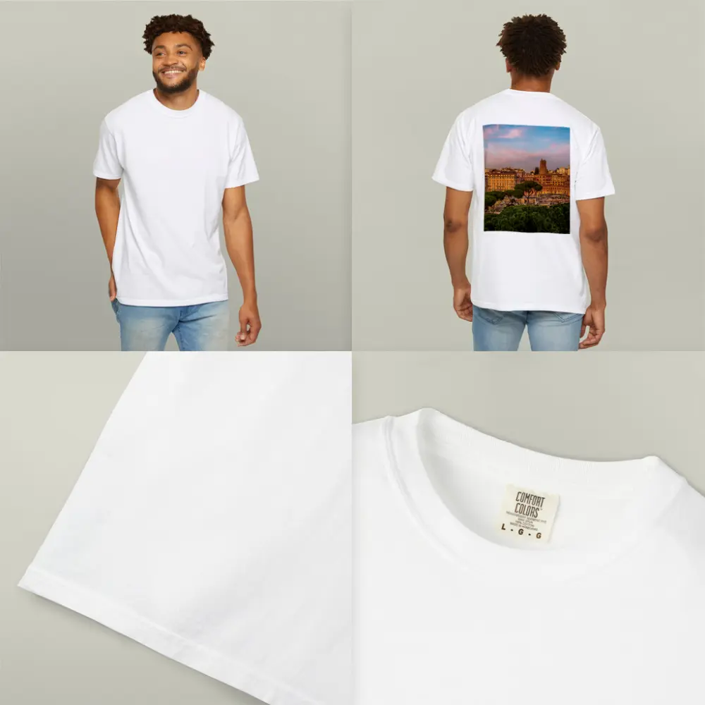 Rome Italy Skyline at Golden Sunset – T-Shirts