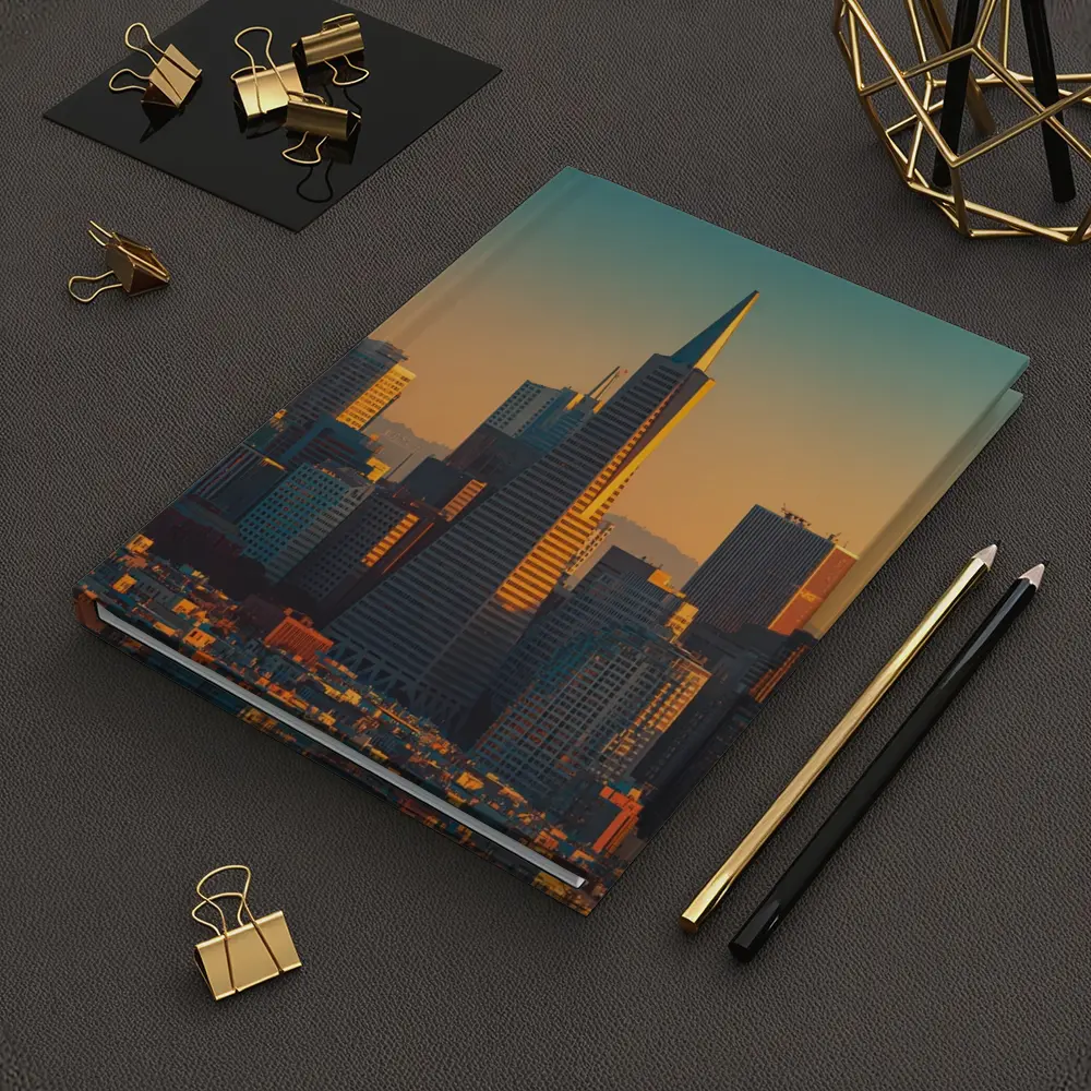 Transamerica Pyramid San Francisco Golden Skyline – Notebooks