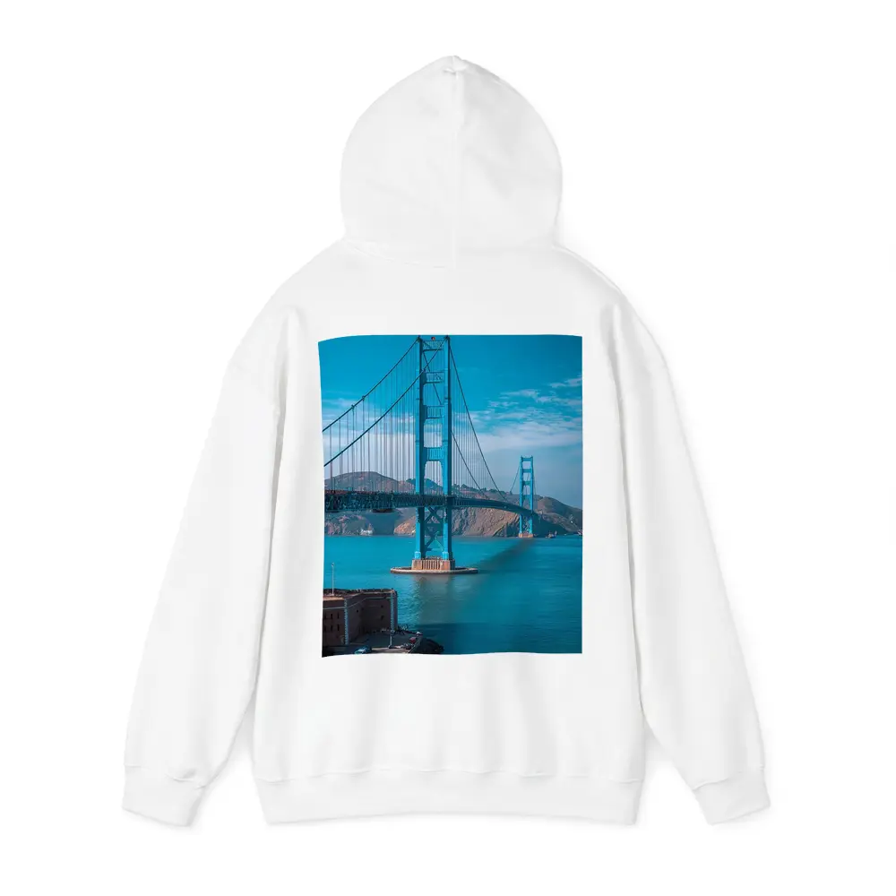 Golden Gate Bridge San Francisco Blue Sky – Hoodies