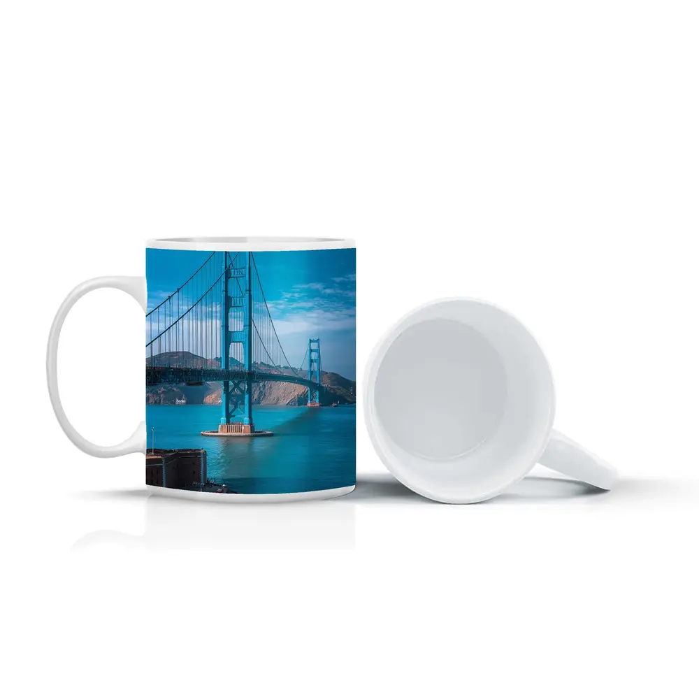 Golden Gate Bridge San Francisco Blue Sky – Mugs