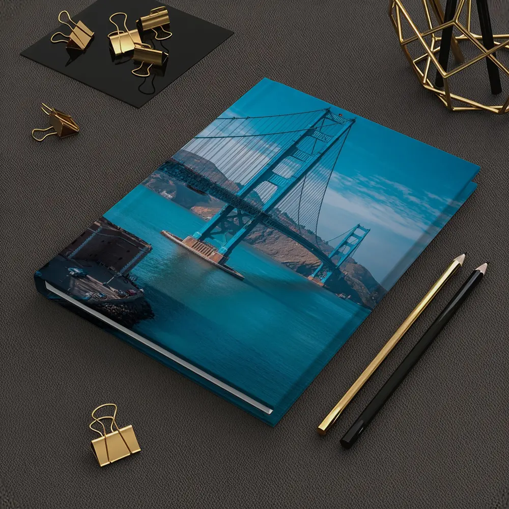 Golden Gate Bridge San Francisco Blue Sky – Notebooks