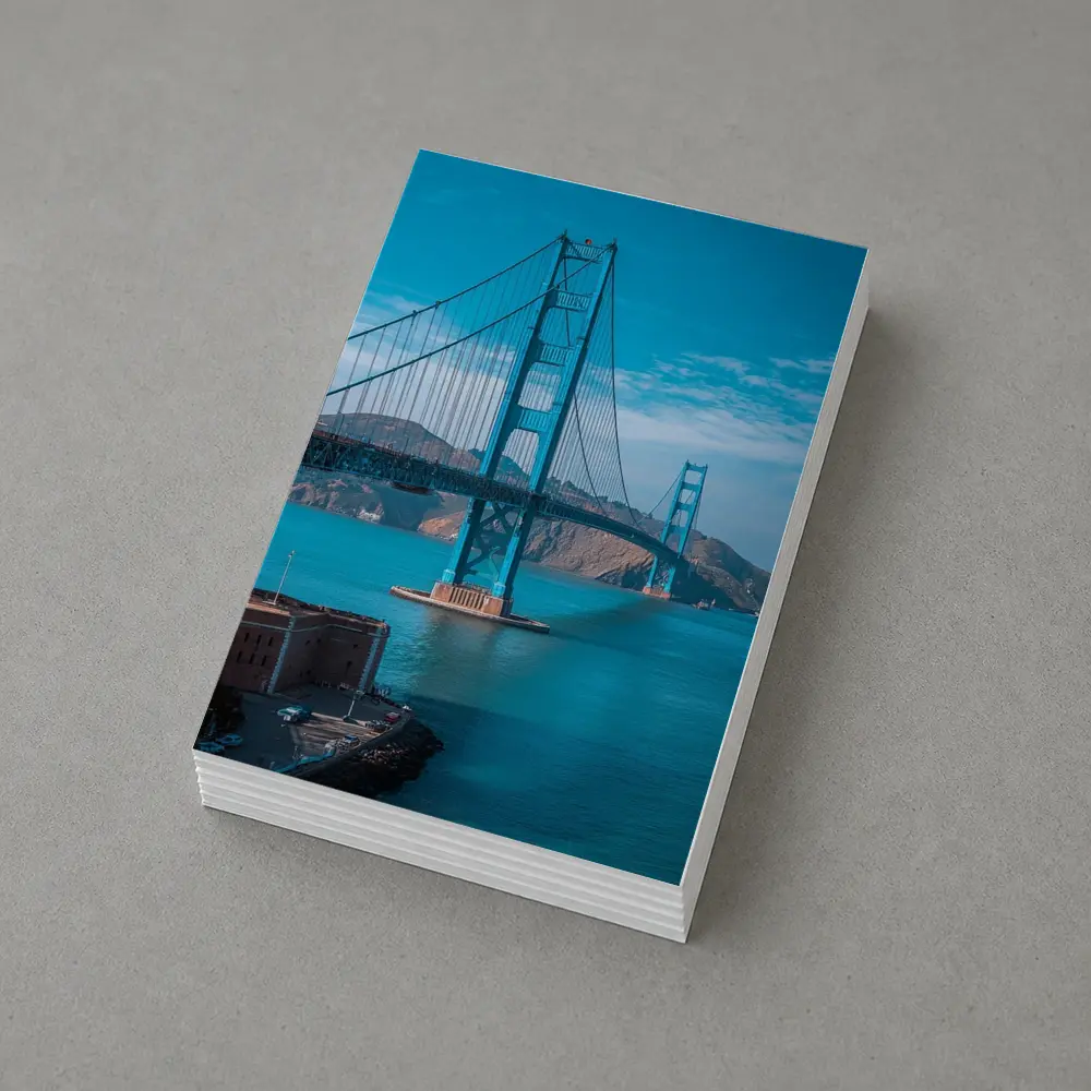 Golden Gate Bridge San Francisco Blue Sky – Postcards