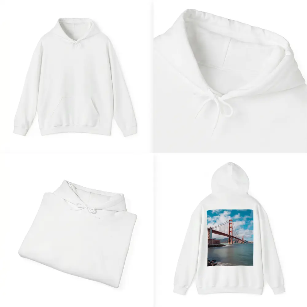 Golden Gate Bridge San Francisco Coastal View – Hoodies