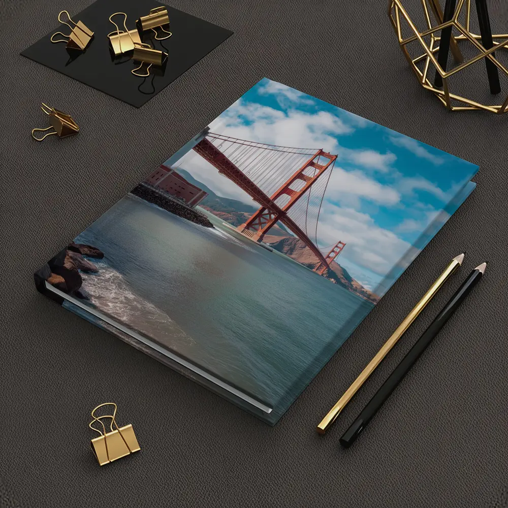 Golden Gate Bridge San Francisco Coastal View – Notebooks
