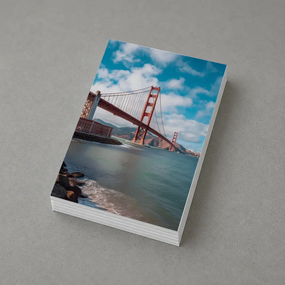 Golden Gate Bridge San Francisco Coastal View – Postcards