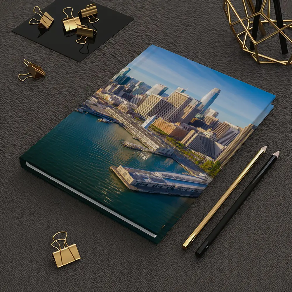 San Francisco Skyline Aerial Waterfront Bay View – Notebooks