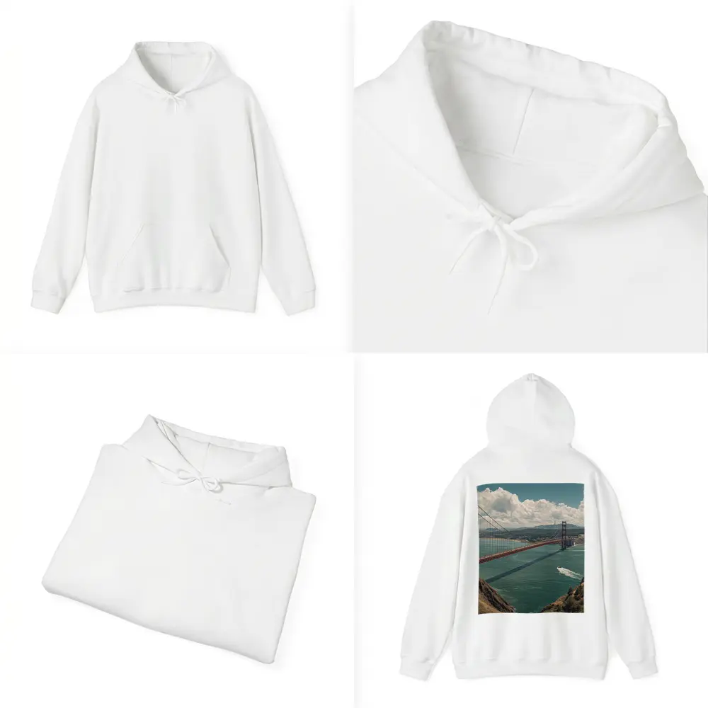 Golden Gate Bridge San Francisco Bay View – Hoodies