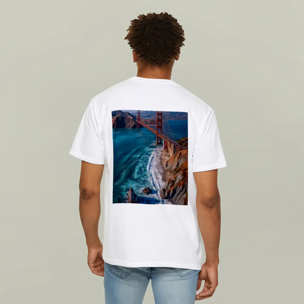 Golden Gate Bridge San Francisco Coastal View – T-Shirts