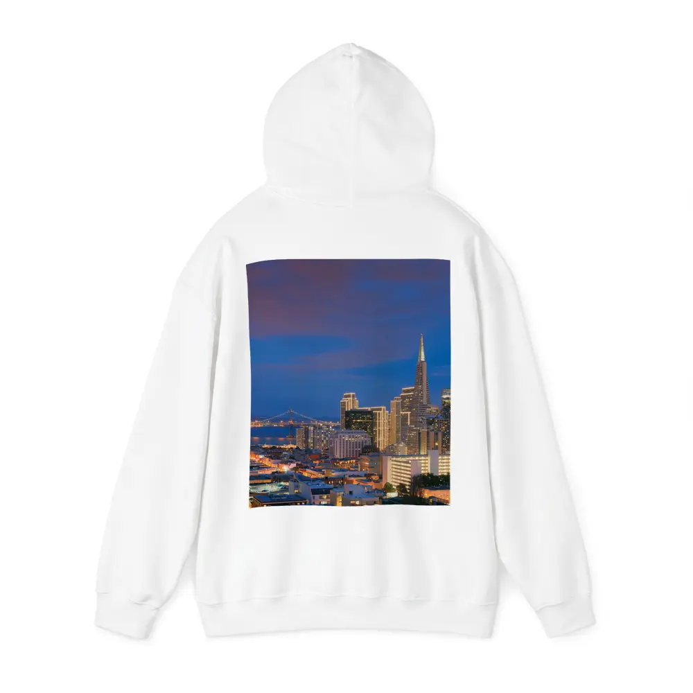 San Francisco Skyline At Blue Hour Dusk – Hoodies