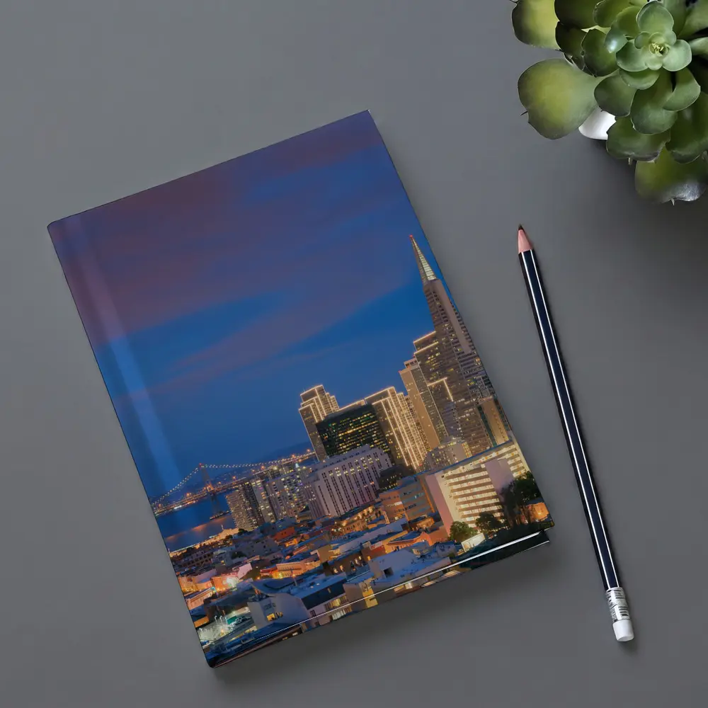 San Francisco Skyline At Blue Hour Dusk – Notebooks
