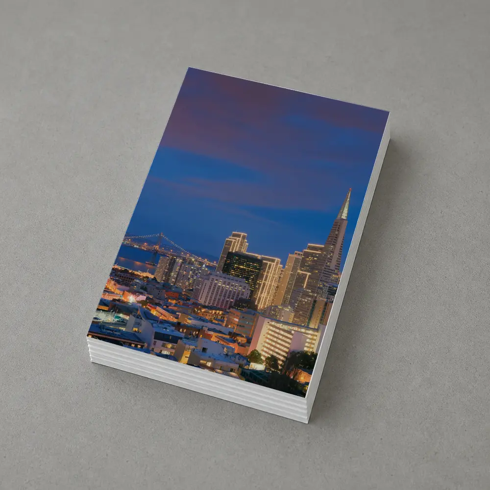 San Francisco Skyline At Blue Hour Dusk – Postcards