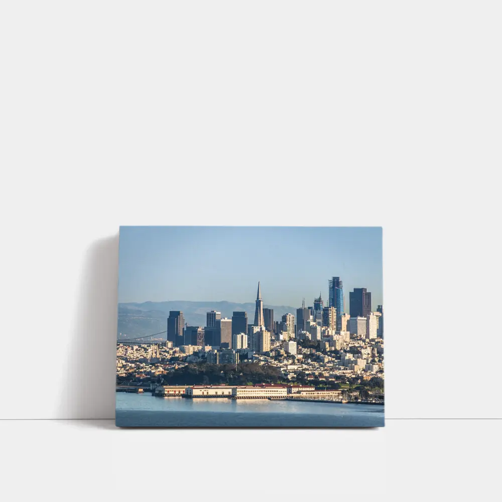 San Francisco Skyline Bay Aerial City View – Wall Art