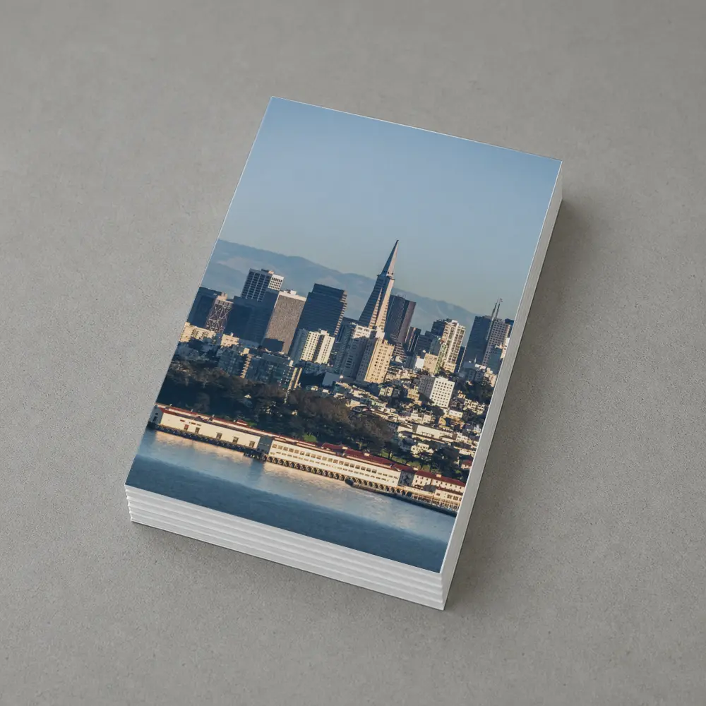 San Francisco Skyline Bay Aerial City View – Postcards