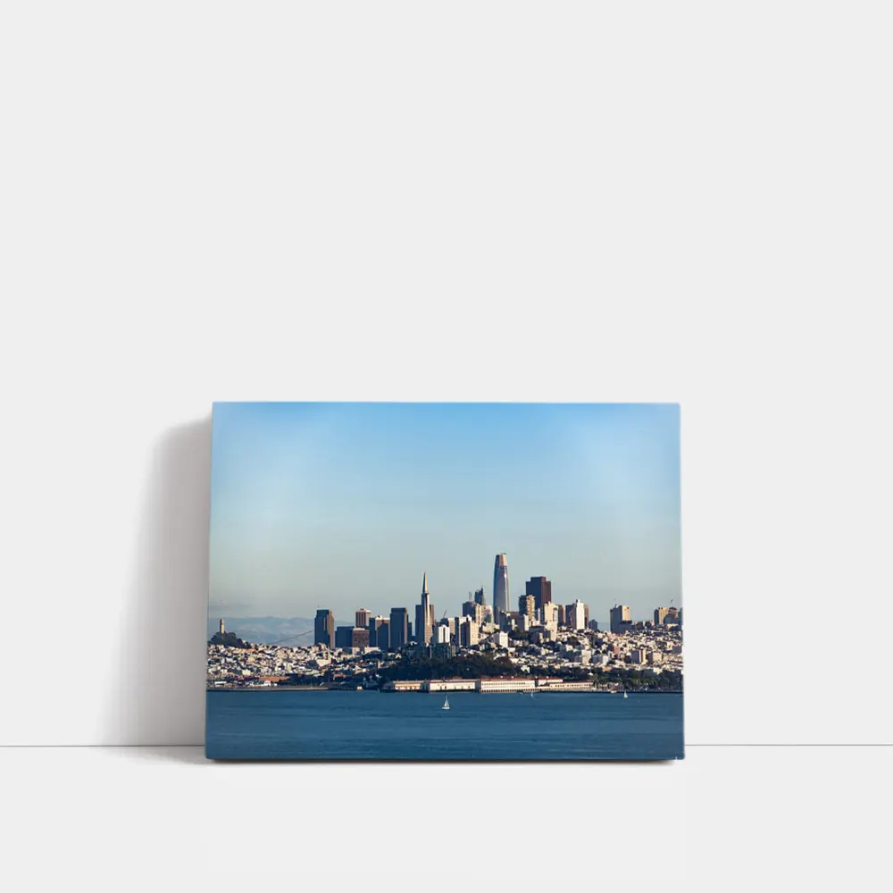 San Francisco Skyline Bay Water Clear Sky – Wall Art