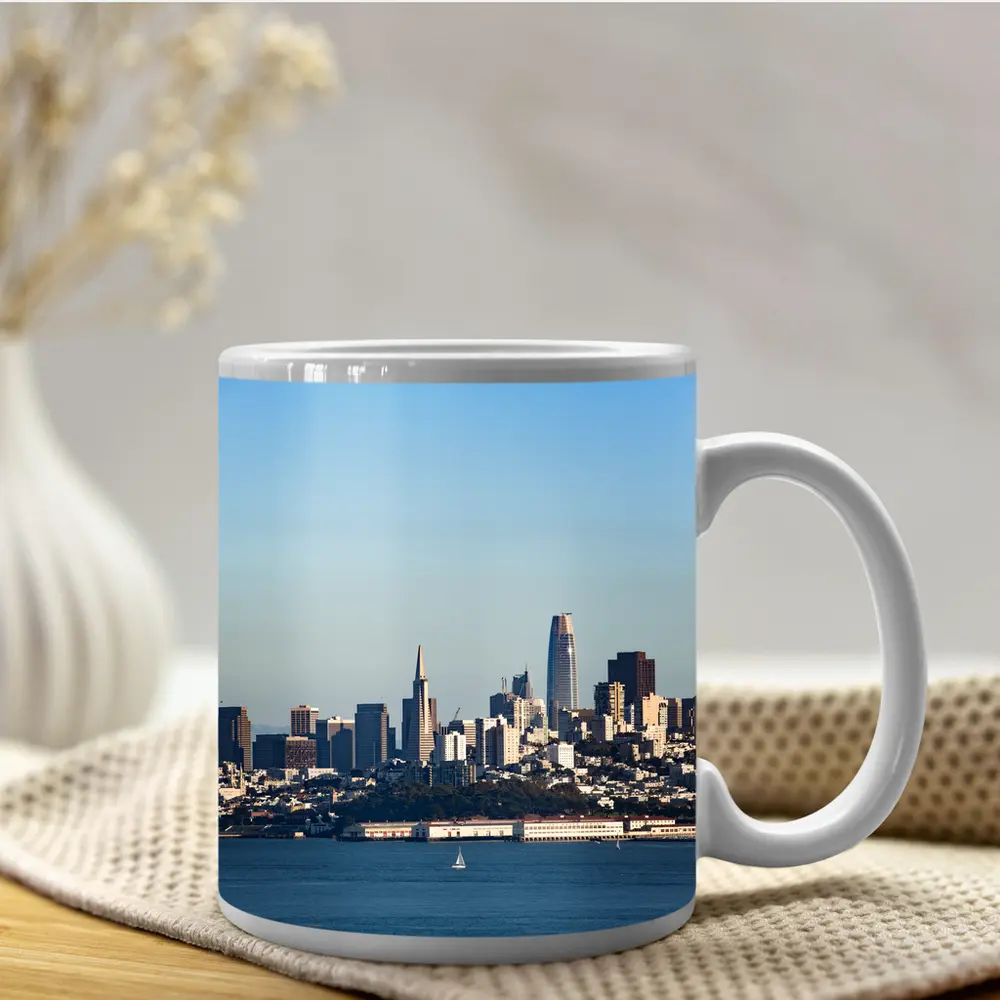 San Francisco Skyline Bay Water Clear Sky – Mugs