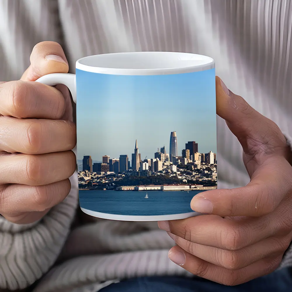 San Francisco Skyline Bay Water Clear Sky – Mugs