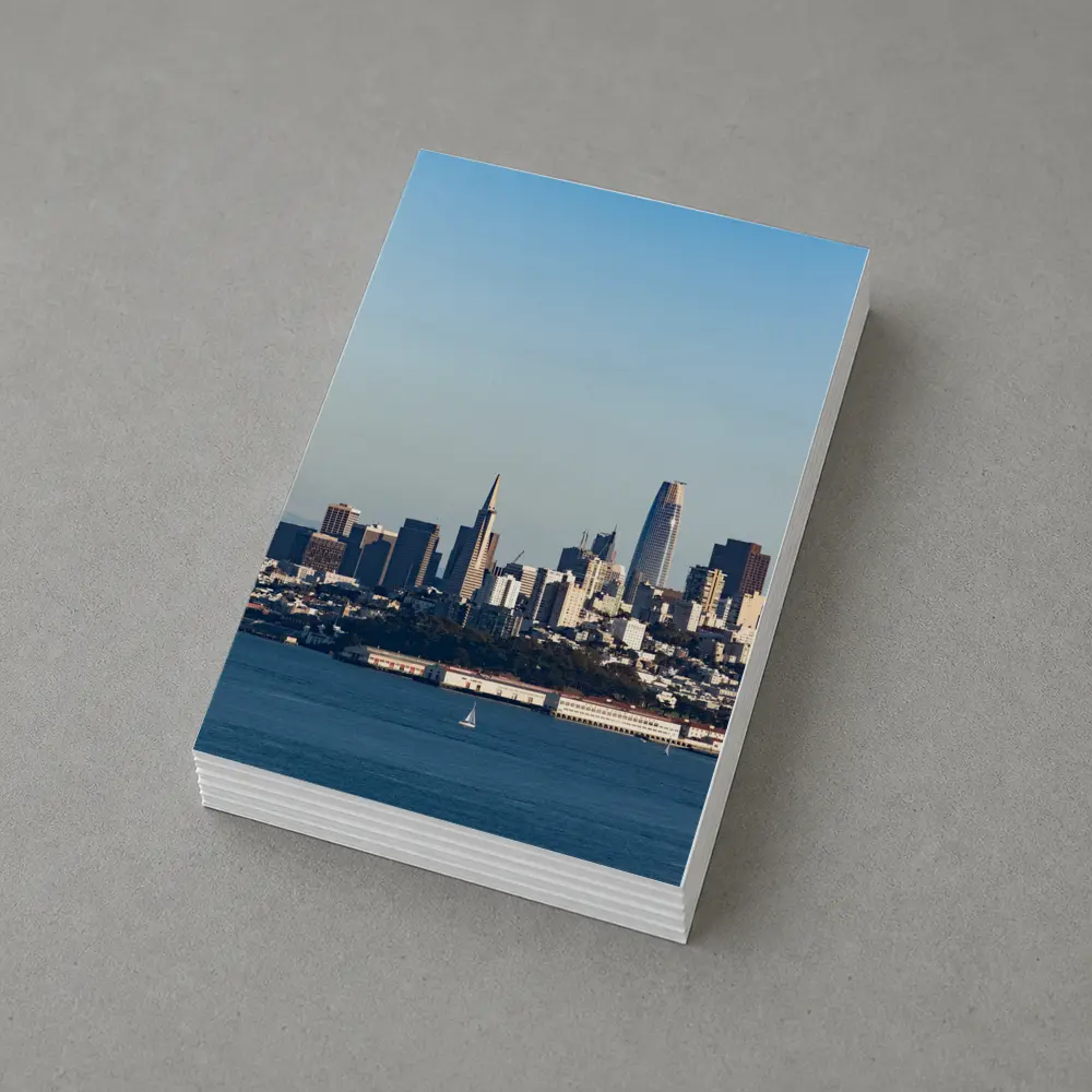 San Francisco Skyline Bay Water Clear Sky – Postcards