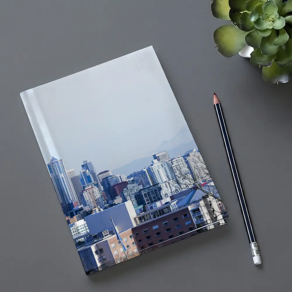 Seattle Skyline Space Needle Mount Rainier – Notebooks