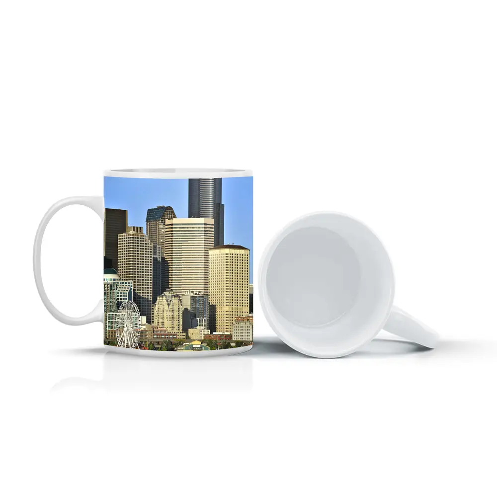 Seattle Waterfront Skyline Ferris Wheel City – Mugs