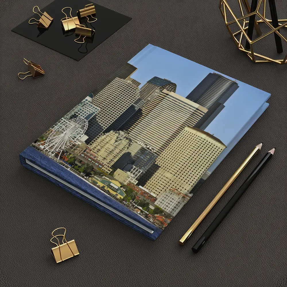 Seattle Waterfront Skyline Ferris Wheel City – Notebooks