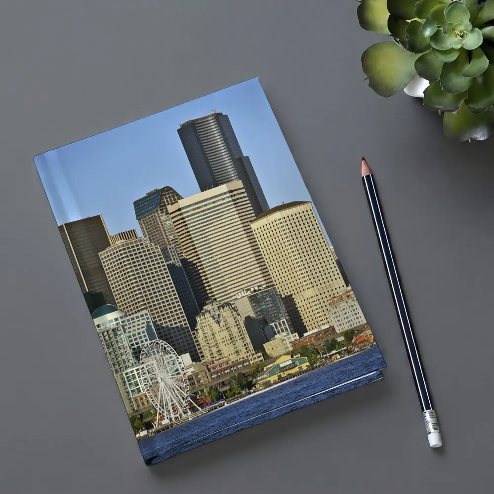 Seattle Waterfront Skyline Ferris Wheel City – Notebooks