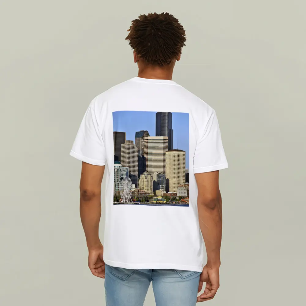 Seattle Waterfront Skyline Ferris Wheel City – T-Shirts