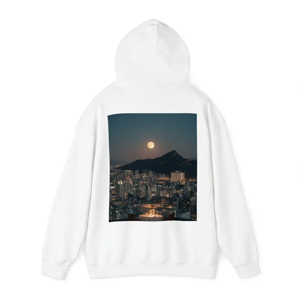 Seoul Rooftop Dinner Full Moon Night – Hoodies