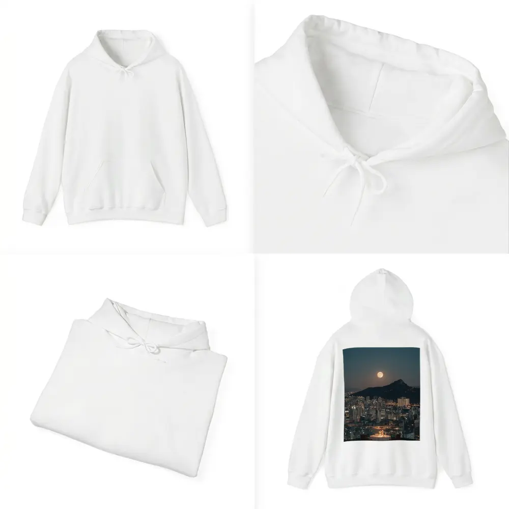 Seoul Rooftop Dinner Full Moon Night – Hoodies