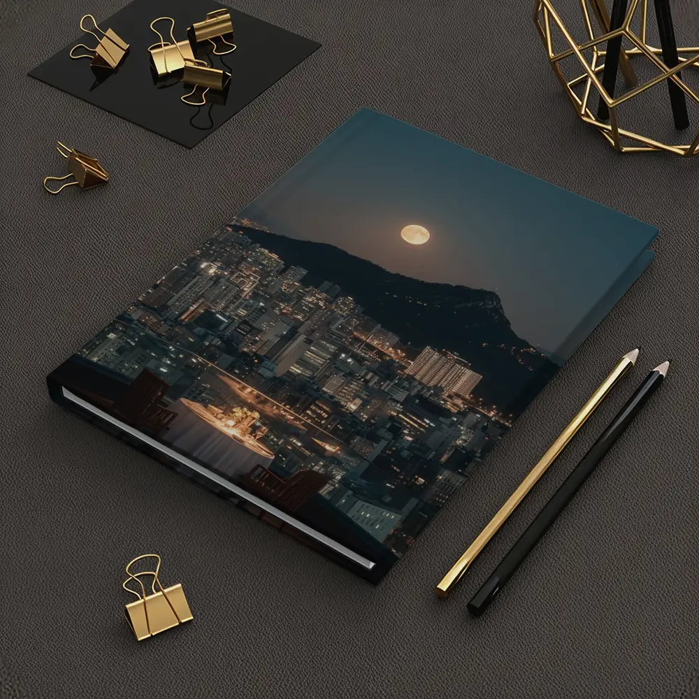 Seoul Rooftop Dinner Full Moon Night – Notebooks