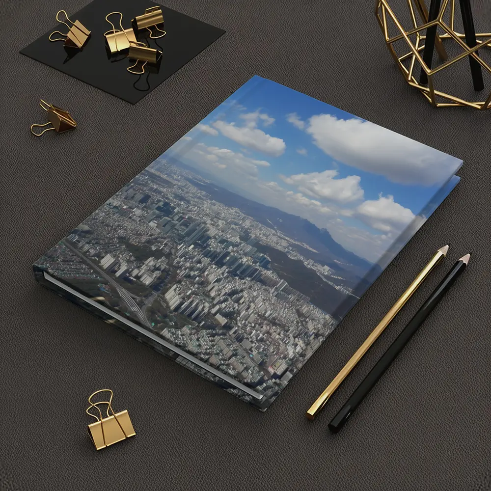 Seoul City Aerial View Blue Sky – Notebooks