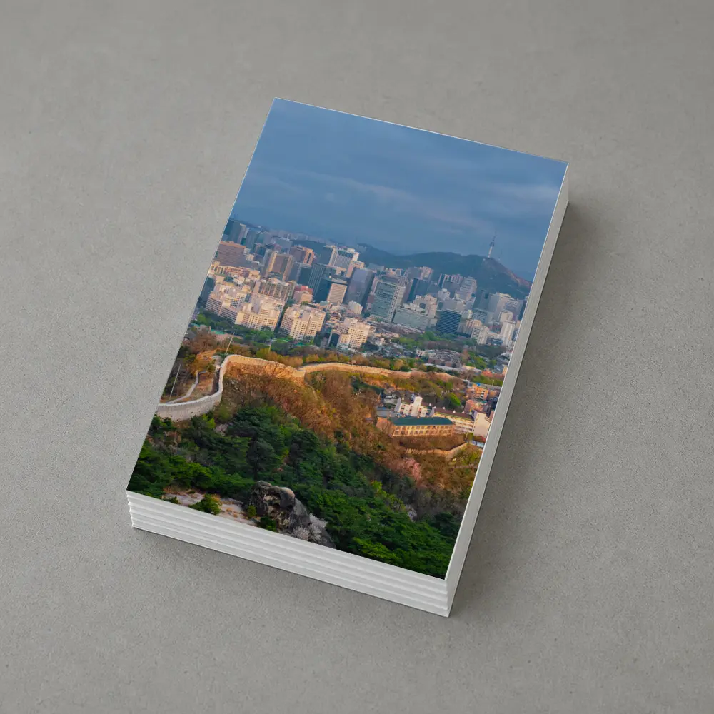 Seoul Skyline With Ancient City Wall – Postcards