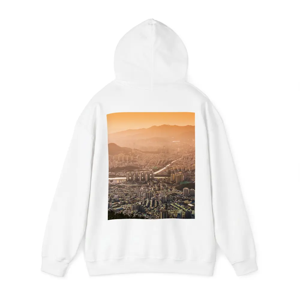 Seoul South Korea City Aerial Sunset View – Hoodies