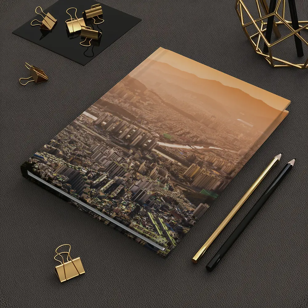 Seoul South Korea City Aerial Sunset View – Notebooks