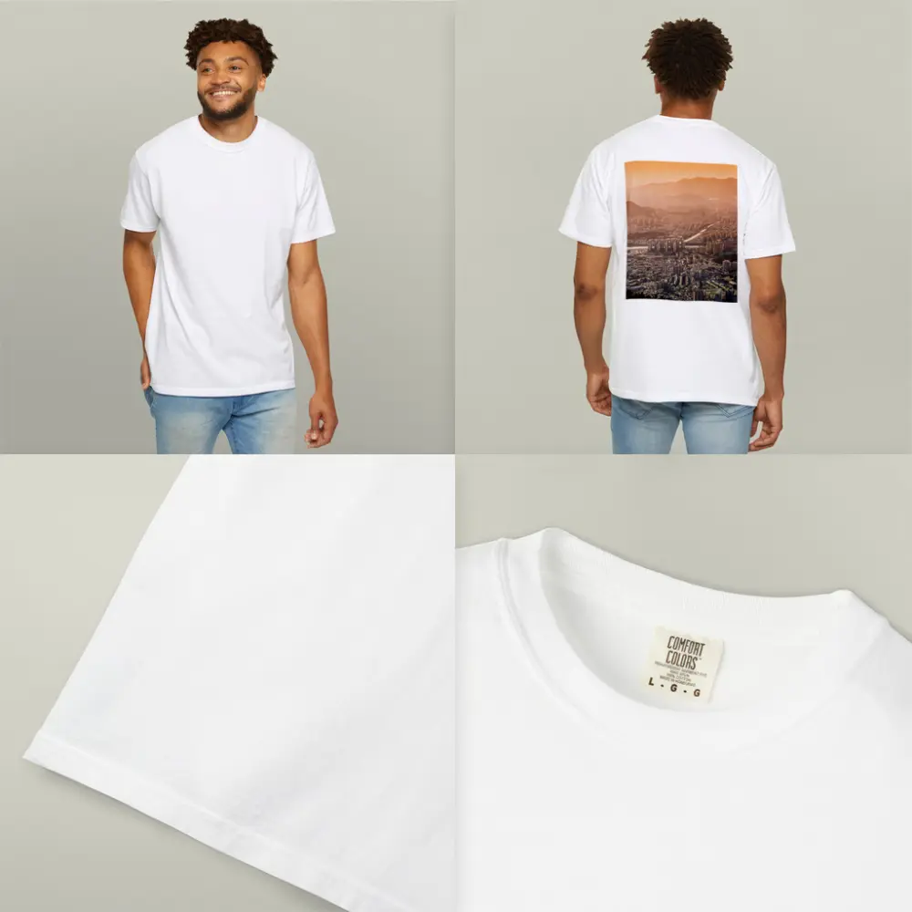Seoul South Korea City Aerial Sunset View – T-Shirts