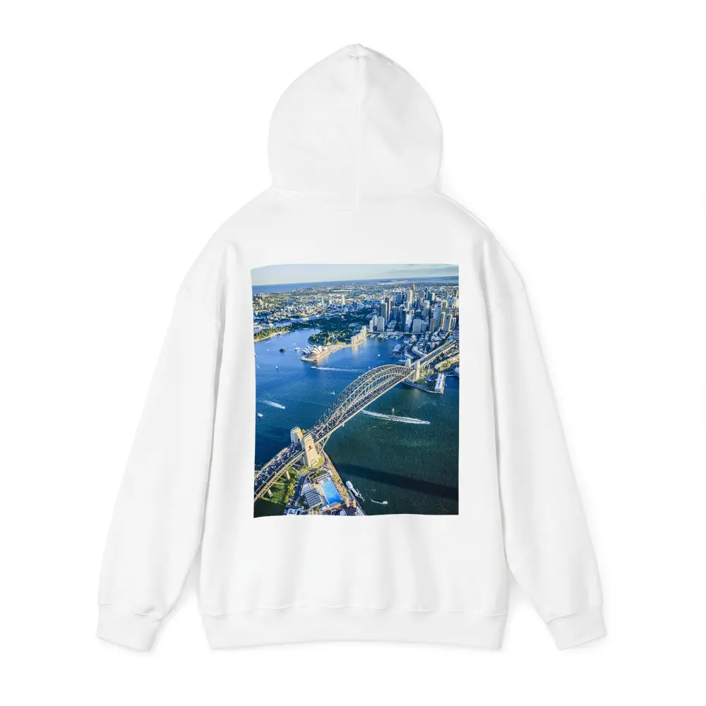 Sydney Harbour Bridge Aerial City View – Hoodies