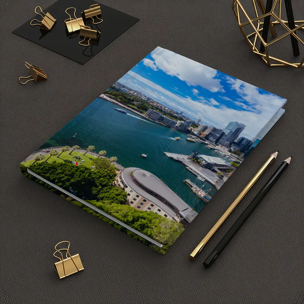 Sydney Opera House Harbour Skyline Aerial View – Notebooks