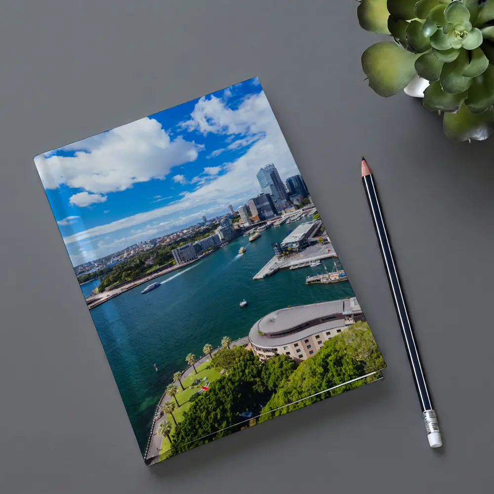 Sydney Opera House Harbour Skyline Aerial View – Notebooks