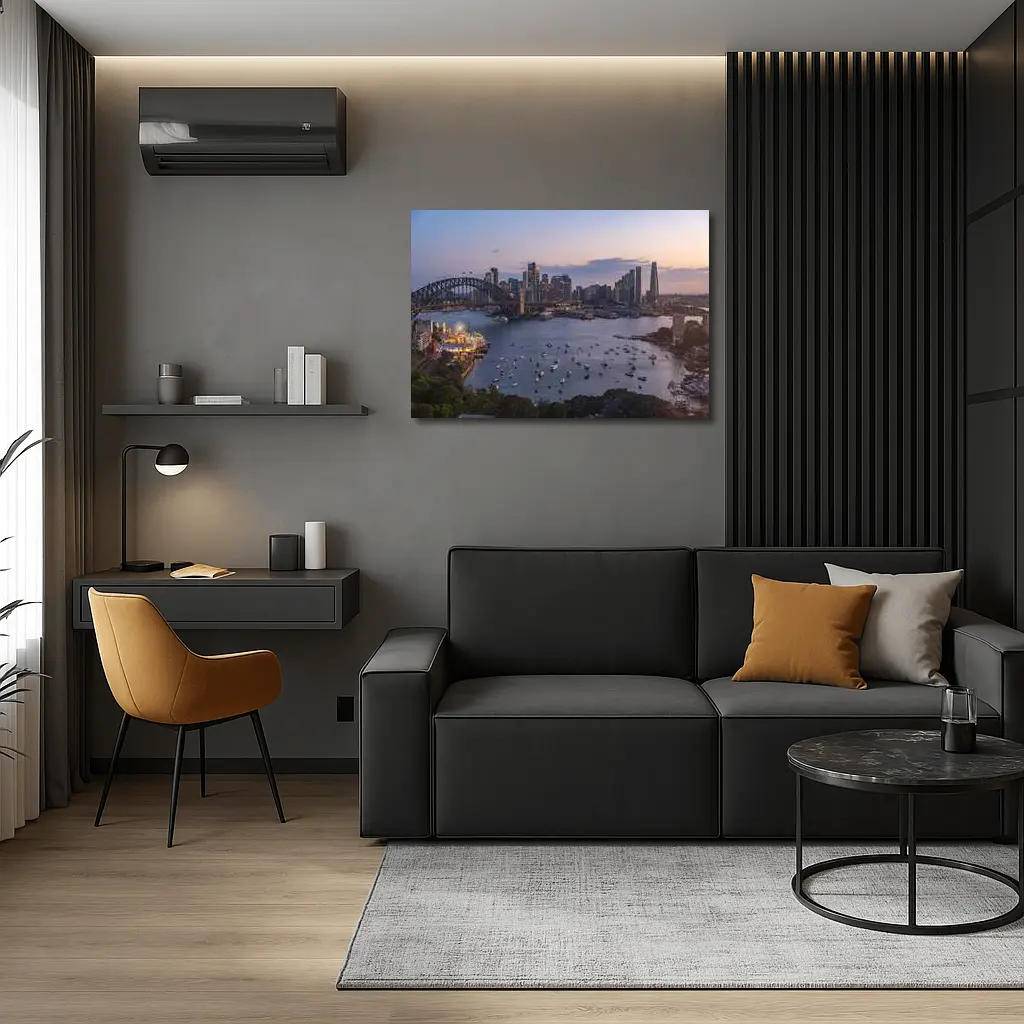 Sydney Harbour Bridge Skyline at Dusk – Wall Art