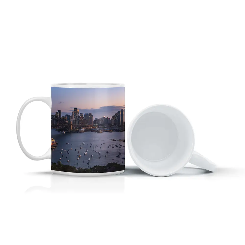 Sydney Harbour Bridge Skyline at Dusk – Mugs
