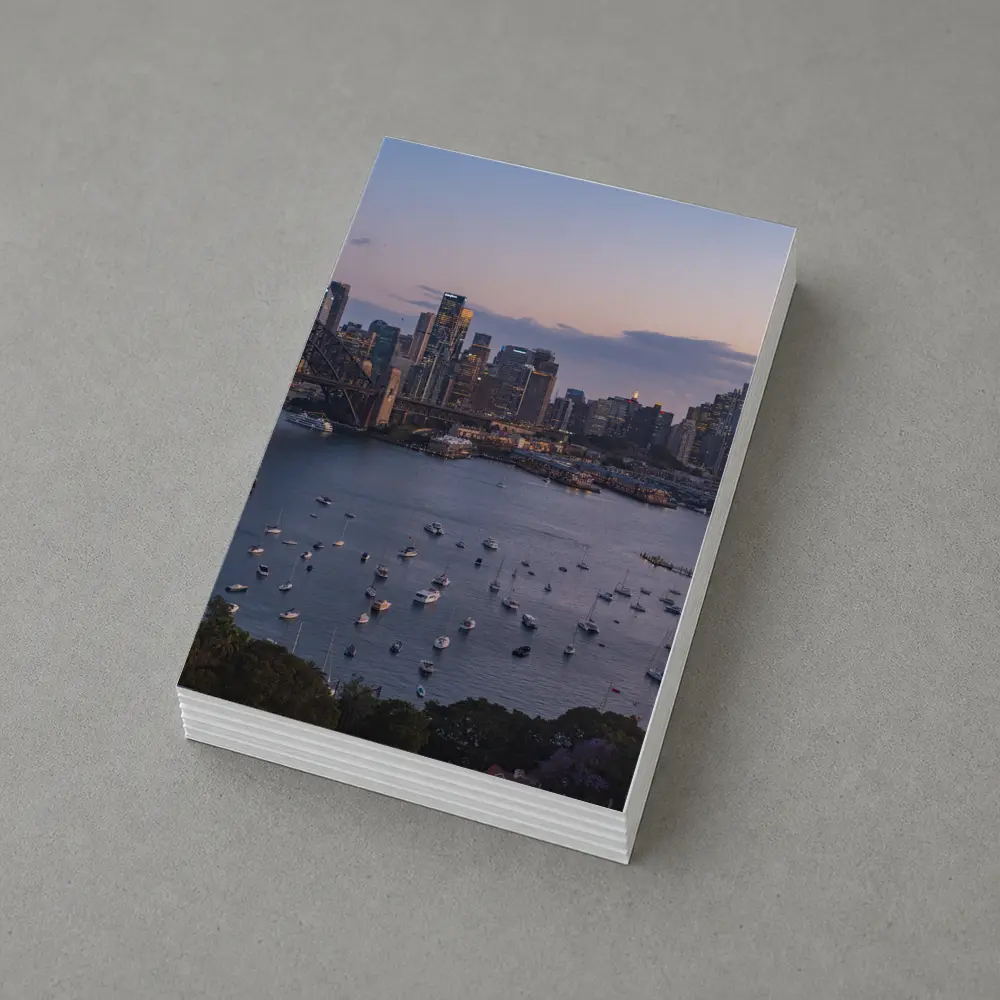 Sydney Harbour Bridge Skyline at Dusk – Postcards