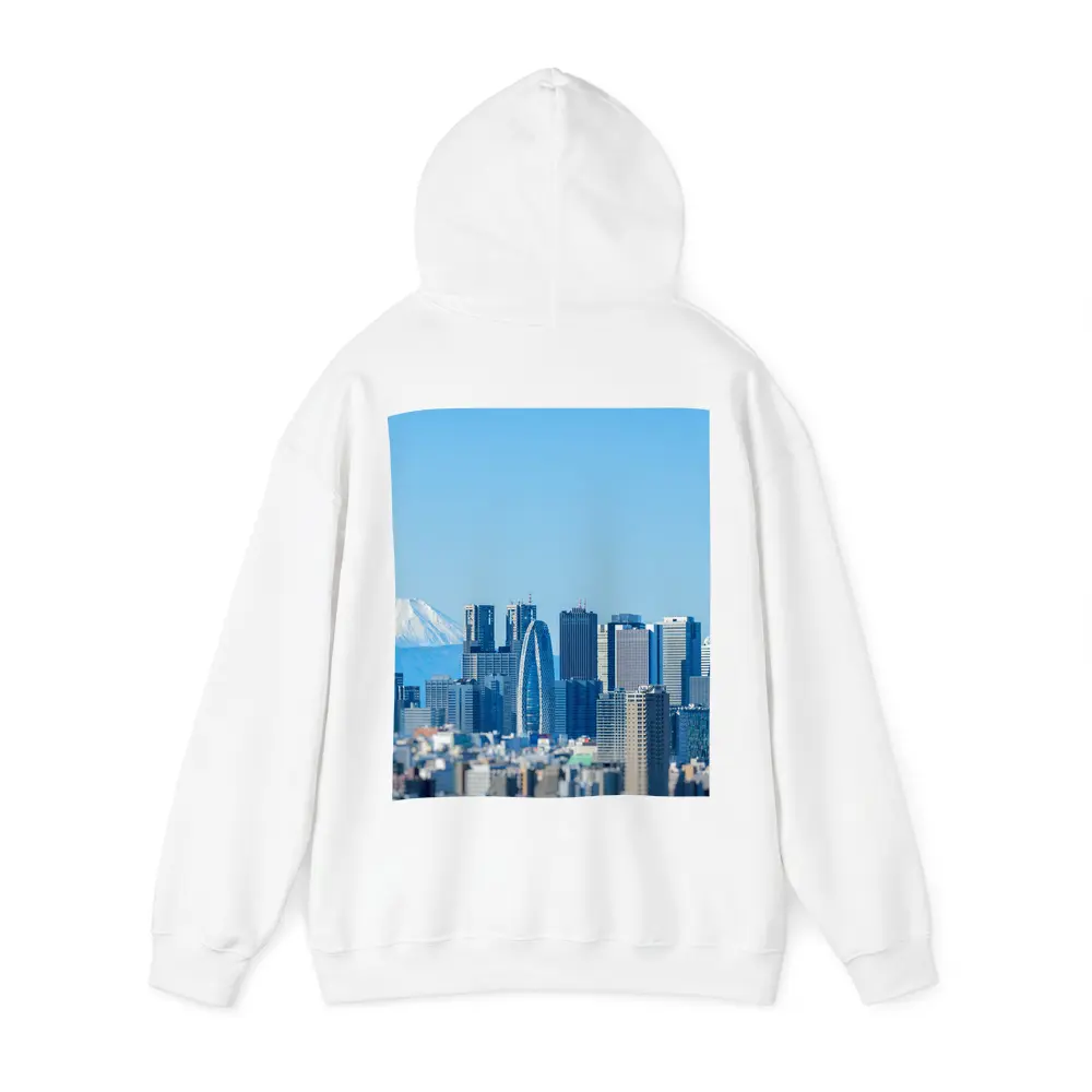 Tokyo Skyline Mount Fuji Blue Sky – Hoodies