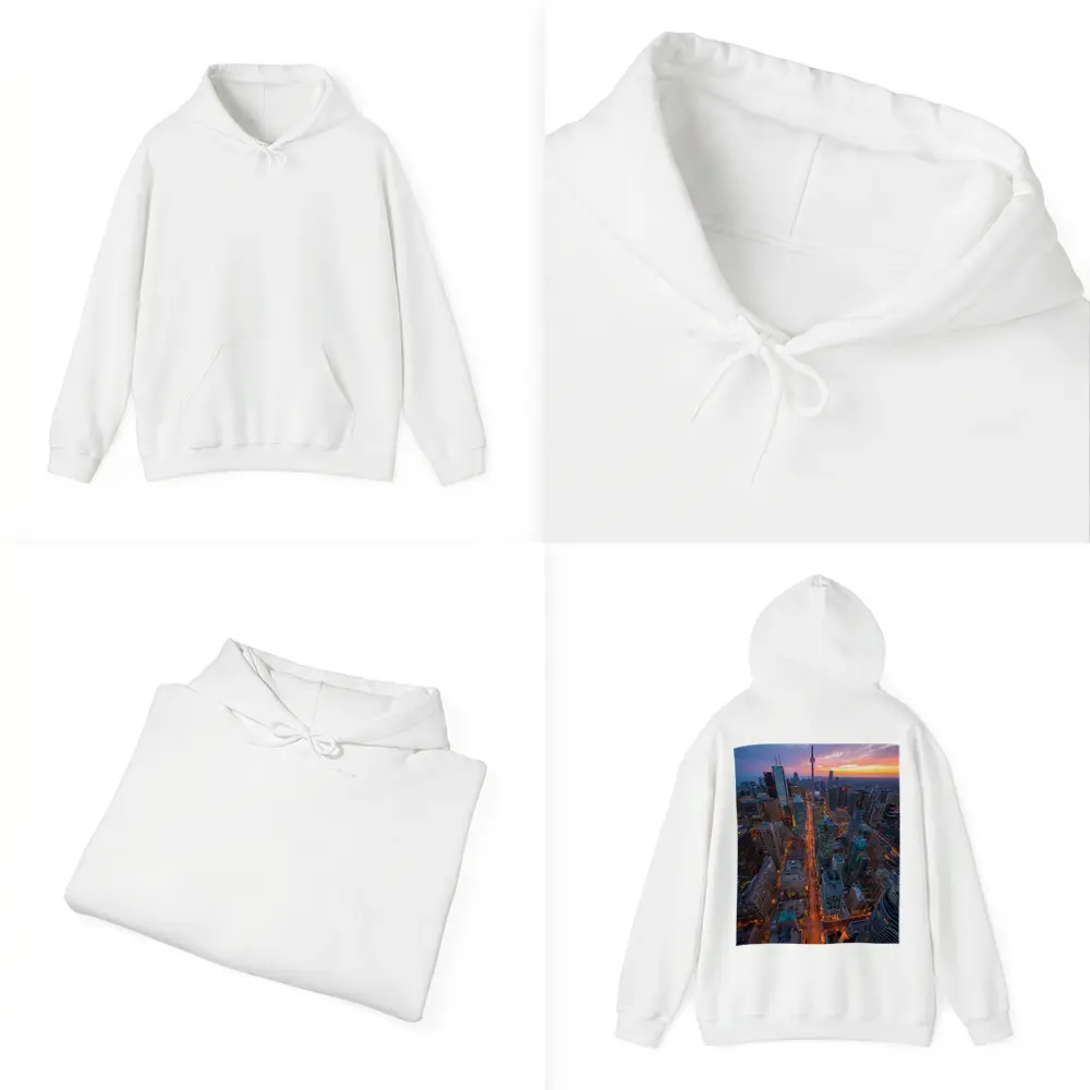 Toronto CN Tower Skyline at Sunset – Hoodies