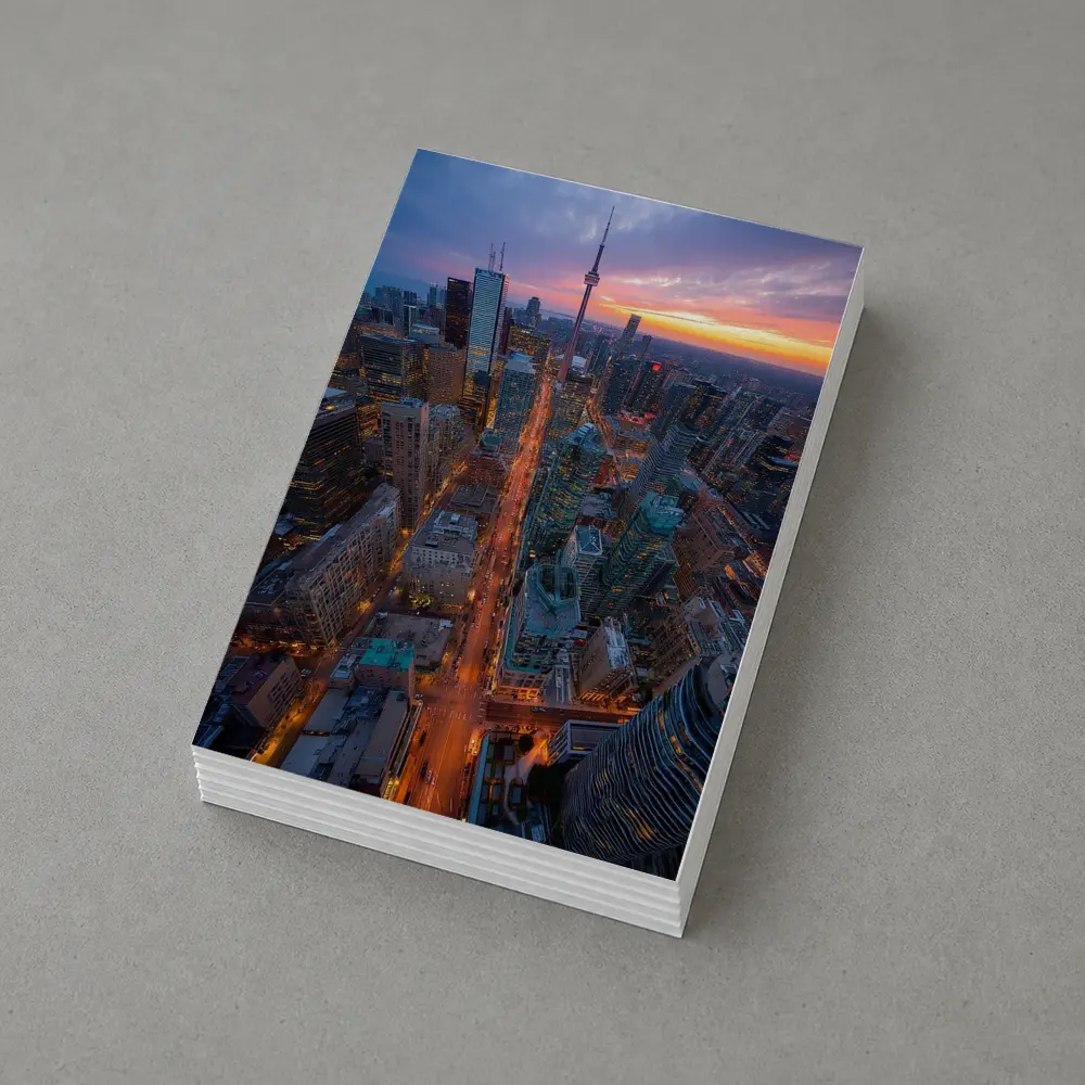 Toronto CN Tower Skyline at Sunset – Postcards